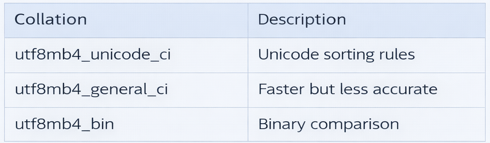 common-mysql-collation-recommendation